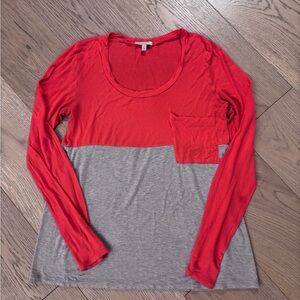Anthropologie Bordeaux Long Tee